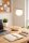 Tischleuchte blendarm Glas Metall Ecru E27 38 cm Modern