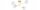 Deckenleuchte Glas Metall Gold 4-flammig E27 L:70 cm
