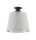 Plafonnier Tissu Gris &Oslash;38cm LOCOLA Plafonnier