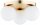 Deckenleuchte 3-flammig Glas Metall Gold E27 B:30 cm