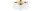 Deckenleuchte 3-flammig Glas Metall Gold E27 B:30 cm
