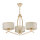 Plafonnier DAGNO Shabby Gold Blanc 3 branches Lampe