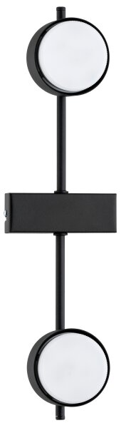 Deckenleuchte 2-flammig Schwarz GX53 L:30 cm Modern