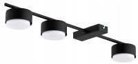 Deckenleuchte 3-flammig Schwarz GX53 L:50 cm Modern