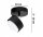 Deckenspot verstellbar Schwarz Metall GX53 B:10 cm