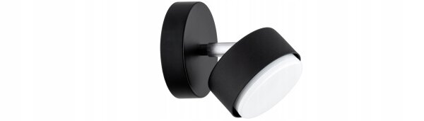 Wandspot schwenkbar Schwarz GX53 L:10 cm dekorativ