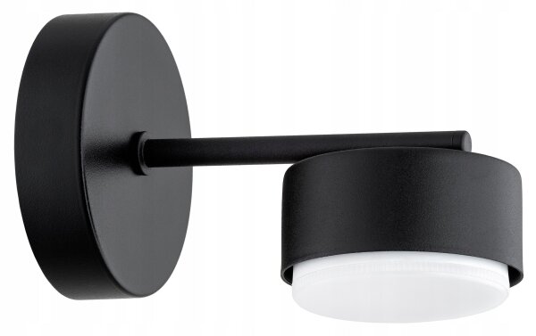 Wandleuchte Metall Schwarz GX53 T:15 cm Modern wohnlich
