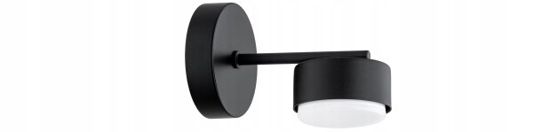 Wandleuchte Metall Schwarz GX53 T:15 cm Modern wohnlich
