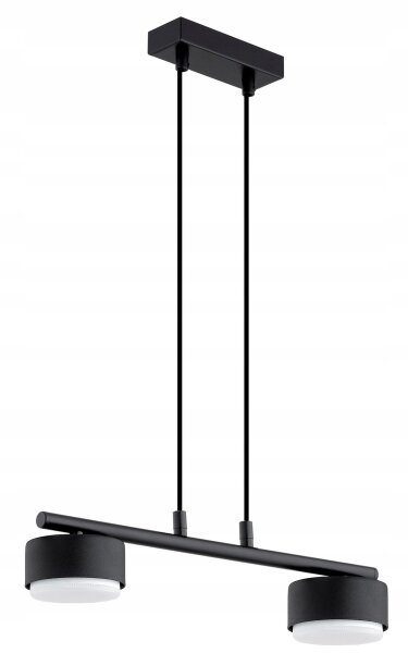 Pendelleuchte 2-flammig Schwarz GX53 L:40 cm Modern