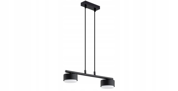 Pendelleuchte 2-flammig Schwarz GX53 L:40 cm Modern