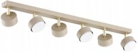 Deckenspot verstellbar 4-flammig Ecru GX53 L:80 cm