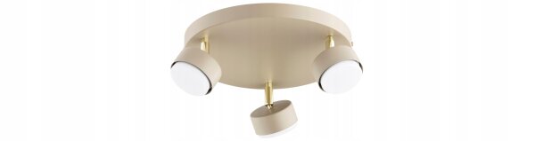 Deckenspot schwenkbar Ecru Metall GX53 Ø30 cm dekorativ