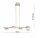 Pendelleuchte 4-flammig Ecru GX53 L:55 cm blendarm