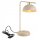 Tischleuchte Gold Beige E27 H:38 cm Modern dekorativ