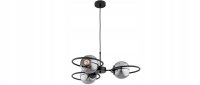 Pendelleuchte 3-flammig Rauchglas E27 L:60 cm blendarm