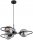 Pendelleuchte 3-flammig Rauchglas E27 L:60 cm blendarm