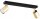 Deckenspot schwenkbar Metall Schwarz Gold GU10 L:40 cm