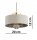 Deckenlampe Beige Gold Metall E27 B:20 cm Modern