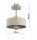 Deckenlampe Beige Gold Metall E27 B:20 cm Modern