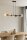Pendelleuchte 4-flammig Glas Metall Schwarz E27 L:75 cm