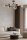 Deckenleuchte 6-flammig Metall Glas E27 L:80 cm Retro