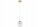 Pendelleuchte Retro Glas Metall Gold E27 B:15 cm Retro