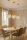 Pendelleuchte Retro Glas Metall Gold E27 B:18 cm Retro