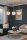 Pendelleuchte 3-flammig Glas Metall Gold E27 60 cm