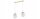 Pendelleuchte 2-flammig Glas Metall Gold E27 40 cm