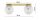 Deckenlampe 2-flammig Glas Metall Gold E27 40 cm Retro