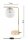 Tischleuchte Retro Metall Glas Metall Gold E27 38 cm
