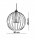 Pendelleuchte Schwarz Glas Metall Draht E27 B:30 cm