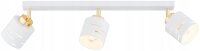 Deckenspot verstellbar Weiß Gold E27 L:60 cm Modern