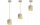 Pendelleuchte Beige Gold Metall E27 B:10 cm Modern
