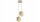 Pendelleuchte 2-flammig Beige Gold Metall E27 B:12 cm