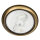 Plafonnier en laiton antique blanc verre KELSEY
