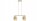 Pendelleuchte Metall Beige Gold 2-flammig E27 L:40 cm