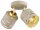 Deckenspot schwenkbar 2-flammig E27 L:32 cm Beige Gold