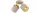 Deckenspot schwenkbar 2-flammig E27 L:32 cm Beige Gold