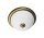 Lampe de plafond en laiton antique verre &Oslash;36cm lampe
