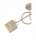 Deckenleuchte 3-flammig Beige Gold E27 L:45 cm Modern