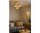 Wandspot schwenkbar Beige Gold E27 B:9 cm dekorativ