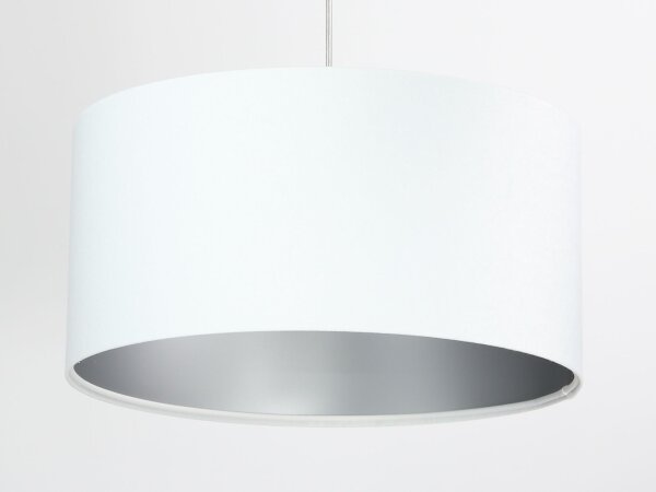 Suspension Tissu Blanc Éclairage Table à manger ronde Rétro