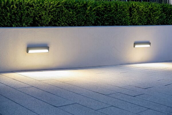 LED Außenlampe Aluminium IP65 3000/3500/4000 K B:32 cm