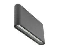 Up Down Wandleuchte Alu Anthrazit IP54 3000 K B:17,5 cm