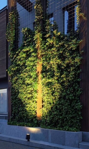 LED Bodenstrahler flexibel Aluminium IP65 4000K Schwarz