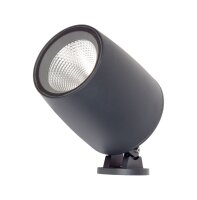 LED Bodenstrahler flexibel Aluminium IP65 4000K Schwarz