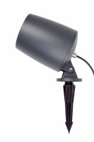 LED Bodenstrahler flexibel Aluminium IP65 4000K Schwarz