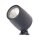 LED Bodenstrahler flexibel Aluminium IP65 4000K Schwarz
