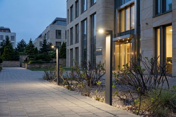 LED Wegeleuchte Aluminium IP65 65 cm 4000 K Schwarz